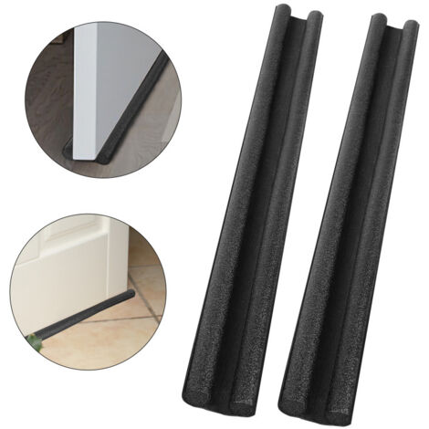 SWANEW SEAL SEAL 2X SEAL STACK ISOLAGGIO ISOLORE 93 CM Isolamento della porta attraverso la porta del tiraggio nero