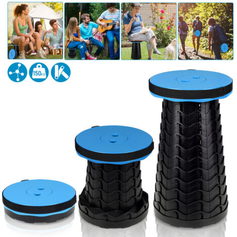 SWANEW Sedia pieghevole portatile. sedia da campeggio. sgabello per fiori. sgabello pieghevole. sedia da bistrot. blu
