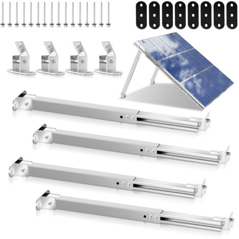 Supporto TEOV Per Pannelli Solari – Per Balcone, Parete, Tetto – In Alluminio E Acciaio Inox