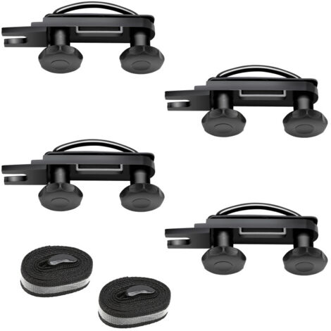 SWANEW Set di attacchi per staffa a U per box da tetto Kit valigie originali da 4 pezzi 85mm
