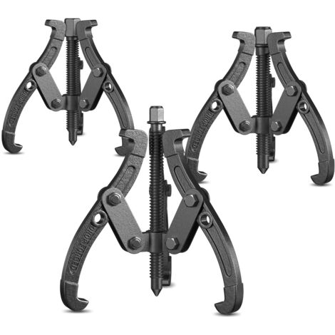 SWANEW Set di estrattori per cuscinetti da 3 pezzi, giunto sferico, estrattore parallelo, estrattore esterno, cuscinetto parallelo