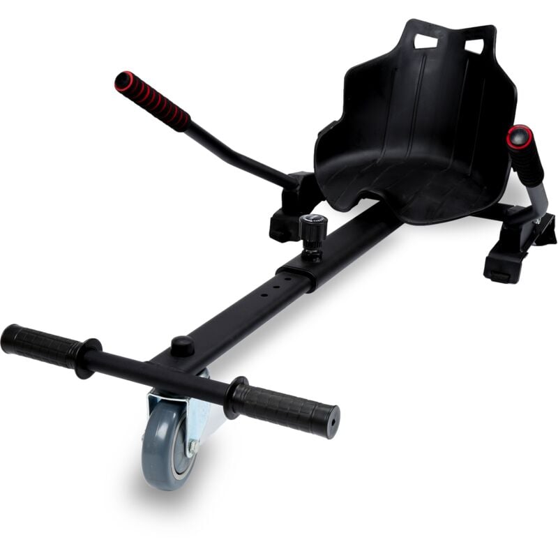 Swanew - Siège de Scooter en Noir Siège de Kart ajustable Pour Adulte et Enfants Elektroscooter 120 kg max