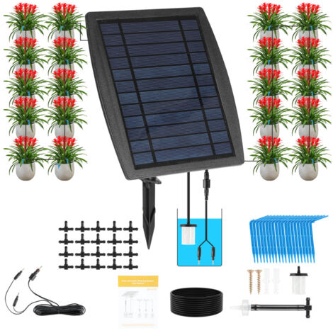 SWANEW Sistema di irrigazione solare Kit di irrigazione Irrigazione automatica delle piante
