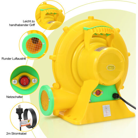 SWANEW Soffiante Pompa elettrica ad aria Soffiante per gonfiabili 550W