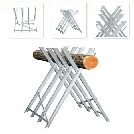 SWANEW Sowingbock. capacità di carico di 150 kg galvanizzata in metallo 80x81x80 cm Bock in legno Bock Sawhilied SOWBOCK SHOWBOCK.