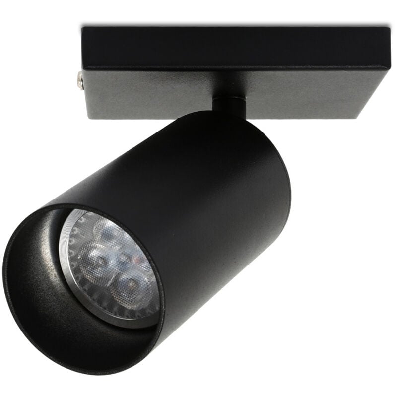 Swanew - Spot de plafond pivotante tournante GU10 éclairage intérieur plafond led blanc chaud La tête seule