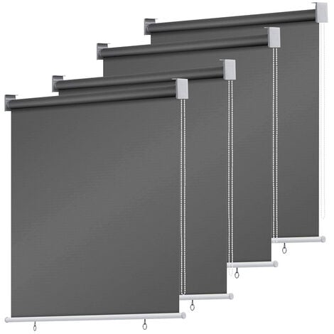 SWANEW Store vertical  store vertical résistant aux UV protection contre le vent et brise-vue anthracite 100 x 140 cm