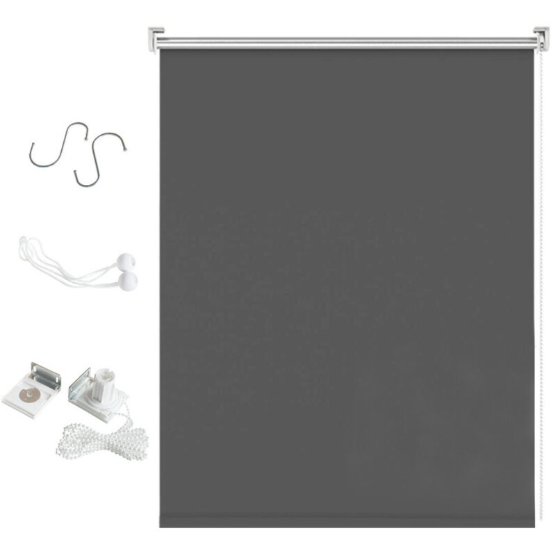 Store vertical store vertical résistant aux uv protection contre le vent et brise-vue anthracite 100 x 240 cm - Swanew