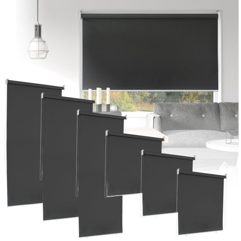 Store vertical store vertical résistant aux uv protection contre le vent et brise-vue anthracite 180 x 140 cm - Swanew