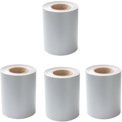 SWANEW Strisce privacy, PVC, strisce paravento, tappeto a doppia asta 50mx4 grigio chiaro