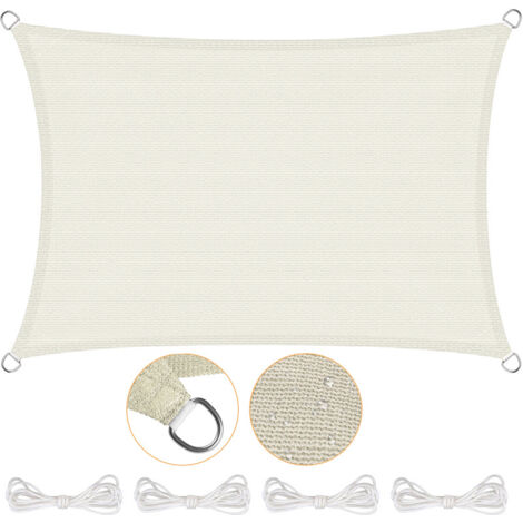 SWANEW Sun Sail 2x3 m Protezione da calore ombra vela UV protezione solare protezione solare terrazza