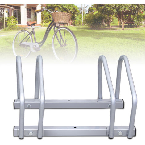 SWANEW Supporto per biciclette per parcheggio per biciclette supporto per pavimento supporto per biciclette per 2 ruote