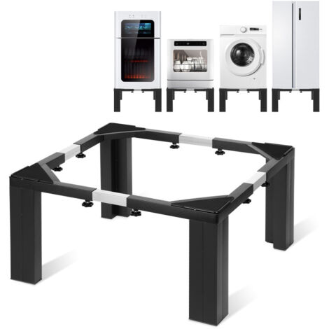 SWANEW Supporto per lavatrice 50x50x30cm Base per lavatrice - Nero