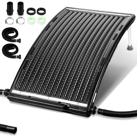 SWANEW Système de Chauffage Professionnel - courbé 110 x 69 x 14 cm chauffage pour piscine tapis solaire