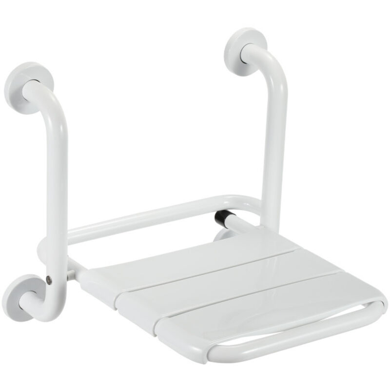 Tabouret de douche rabattable Sièges Fixation murale 304 Inox abs 35x32.5cm Tabouret de bain Siège de douche mural - Swanew