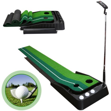 SWANEW Tappetino da golf per putting per principianti Tappetino per l'allenamento del golf in resistente erba artificiale