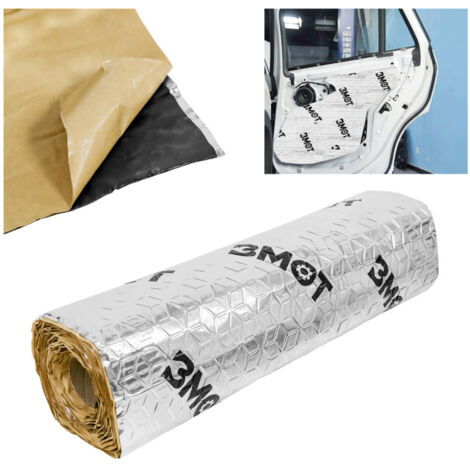 SWANEW Tappetino isolante per auto Tappetino isolante per veicoli Isolamento per Portiera Auto Resistente all'umidità 50 x 400 cm