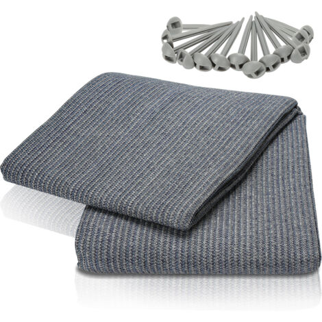 SWANEW Tappetino per tenda Tenda impermeabile da campeggio telo per tenda all'aperto telo da picnic coperta caravan ,Grigio, 250x250CM
