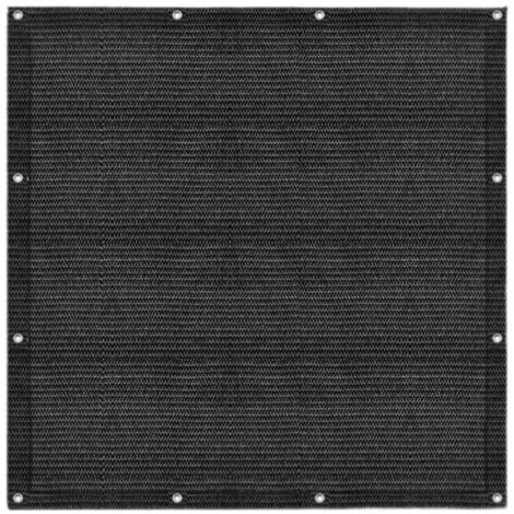 SWANEW Tappeto da esterno Tappeto da Tenda Tappeto da Viaggio da Campeggio Tappeto da Gazebo per Caravanna 200X200cm Nero