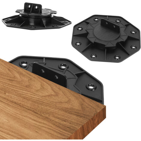 SWANEW Tassello regolabile per terrazza da 18 a 30 mm - Set da 10 tasselli