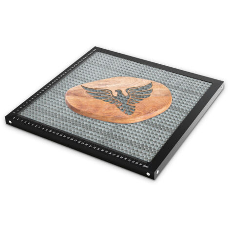 SWANEW Tavolo da lavoro a nido d'ape Tavolo da lavoro per macchina per incisione laser Pannello a nido d'ape in lega di alluminio 400 x 400 x 22 mm