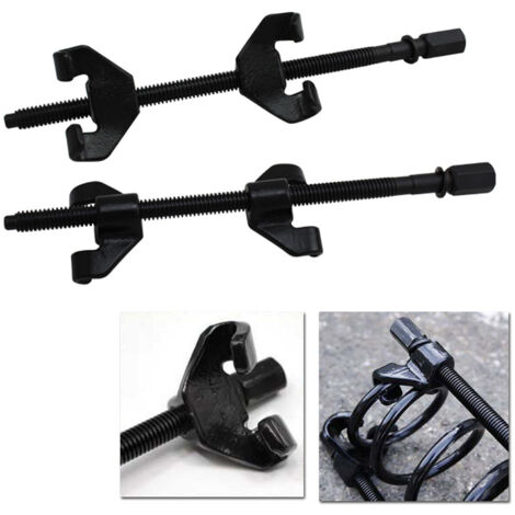 SWANEW Tenditore a molla per teste di serraggio Mac Pherson sistema di puntoni universale abbassamento del telaio tenditore set di auto (2 tenditore a molla TLG)