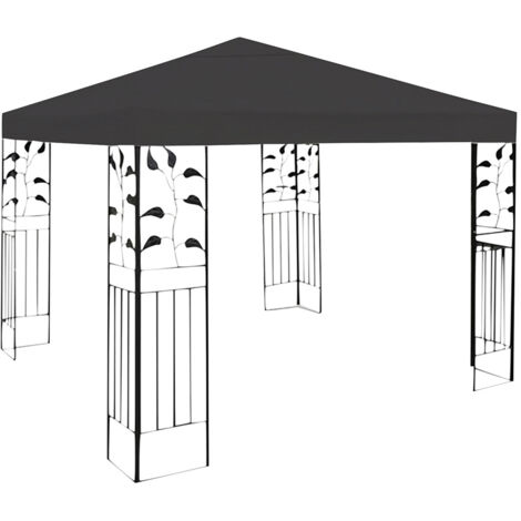 SWANEW Tetto di ricambio 3x3M con uscita camino Tetto del padiglione impermeabile Telo per tenda da festa