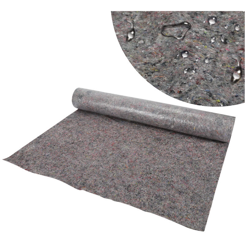 50m Toile protection peintre Bâche de peinture Non-tissé de peintre Peindre Polaire De Protection Couverture 220 g/m² ---2 pièces - Swanew