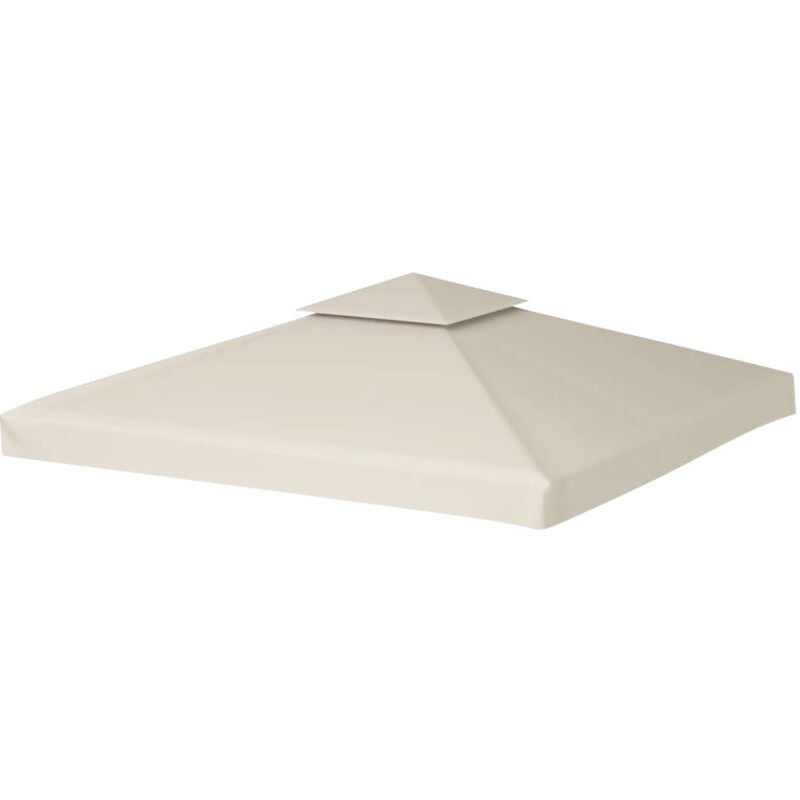 Toit de pavillon de remplacement Toit de tente double 3x3M Bâche de toit pour abri - Swanew