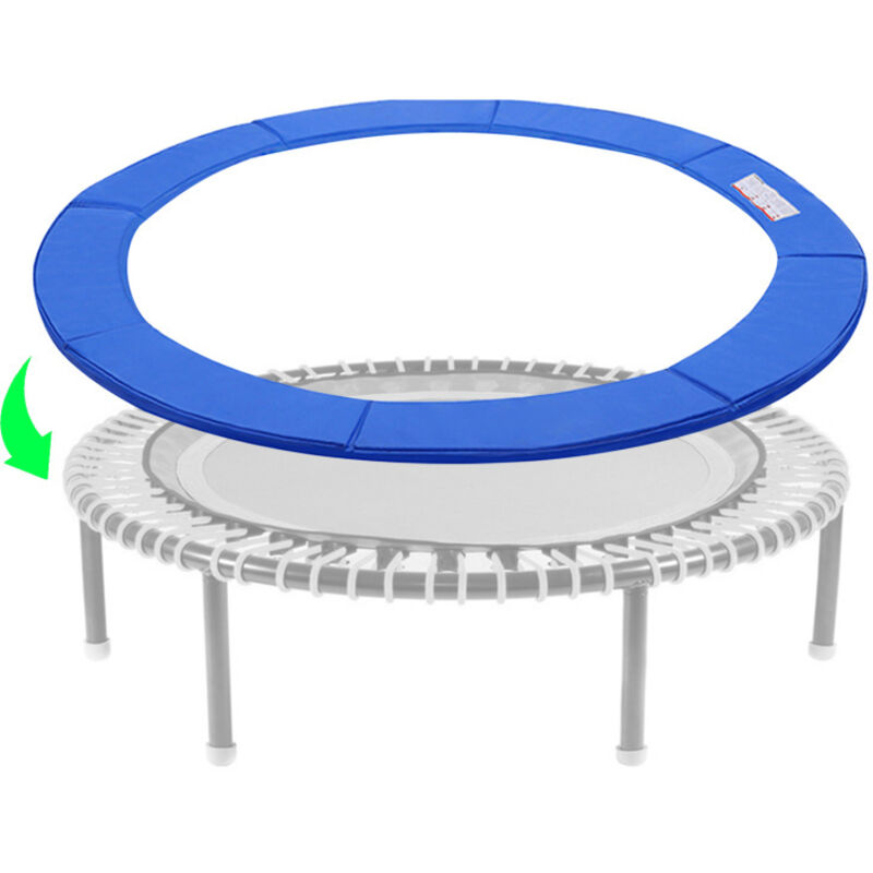 Swanew - Trampoline bord couvre trampoline ressort housse de protection latérale ø244cm Bleu