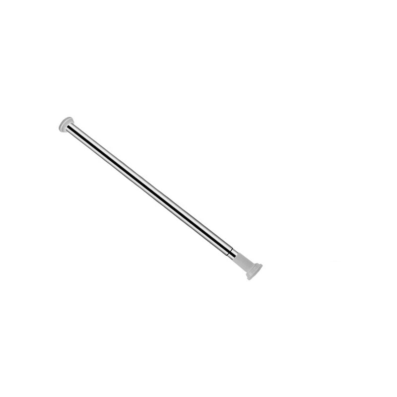 Swanew - Tringle à rideau de douche Barre télescopique en acier inoxydable Barre de serrage Barre de rideau de douche Sans perçage 70-120cm