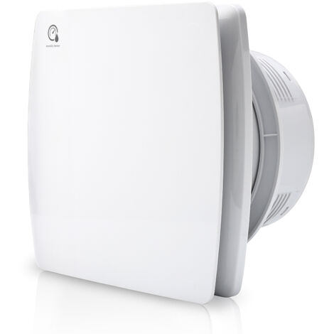 SWANEW Ventilateur de salle de bain CE 150mm ventilateur de salle de bain capteur d'humidité ventilateur de plafond minuterie - Blanc