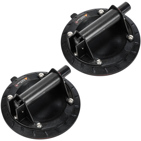 SWANEW Ventosa in 2 pezzi. ventosa per vetro. supporto per ventosa in alluminio 100KG. ventosa a vuoto per vetro