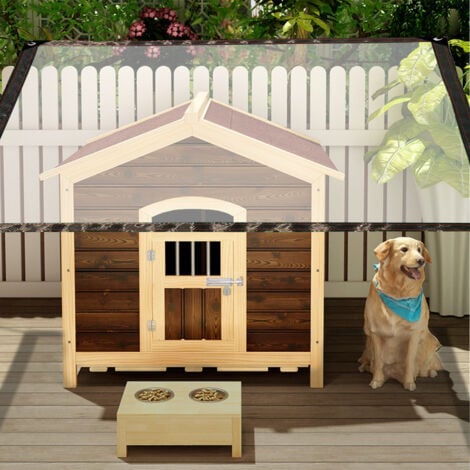 RANDACO SWANEW Wasserdichte Transparente Plane mit Ösen Wetterfeste Strapazierfähige Vordächer und Planen für Gartenmöbel Pflanzen Gewächshaus Pet Hutch Dach 3M x 4M