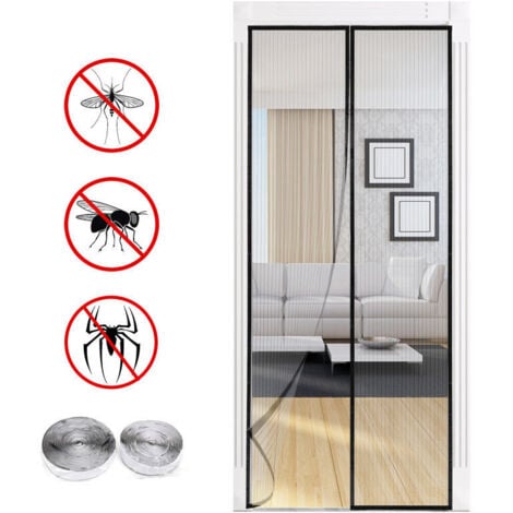 SWANEW Zanzariera magnetica per porta 100 x 220 cm Zanzariera per balcone Tenda a mosca Zanzariera magnetica senza forare