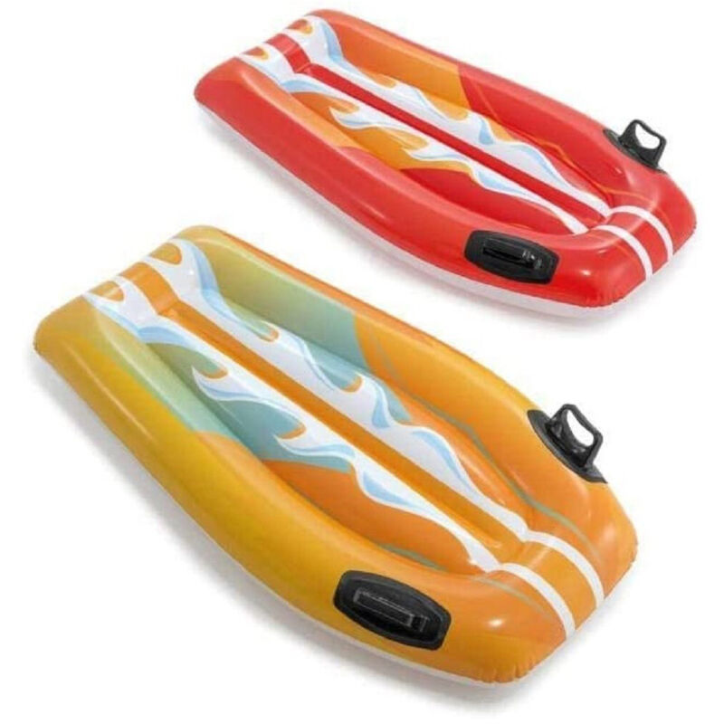 Trade Shop - Tavola Nuoto Surf Gonfiabile Con Maniglie 112X62Cm Mare Fantasie Assortite 58165 -