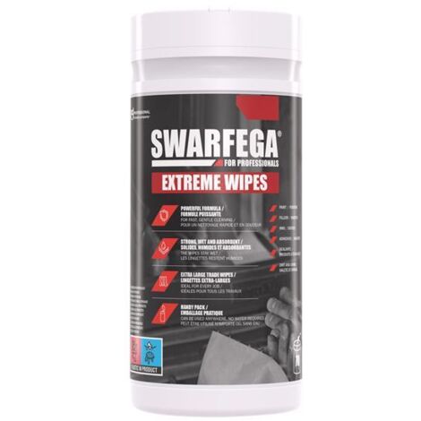 Swarfega Extreme Wipes 70 Tub - Paint, Seam Sealer Remover