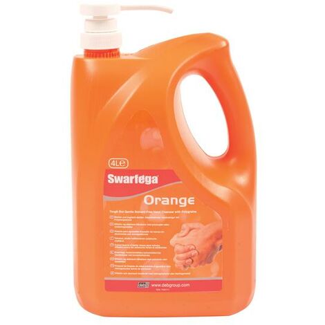 Swarfega® Orange Hand Cleaner Pump Top Bottle 4 litre SWASOR4LMP