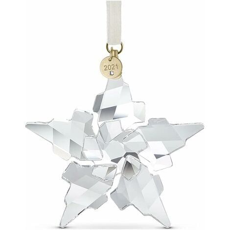 DEWDAT SWAROVSKI 2021 Annual Limited Edition Ornament, Clear Crystals