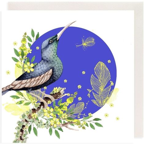 Swarovski quadratische Karte CL2011 Kolibri