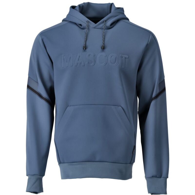 Sweat à capuche de travail polaire Mascot Customized - 22186-608-Bleu gris-XXXXL