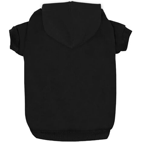 Sweat à capuche pour chien avec imprimé de sécurité pour petits chiens - Veste chaude en coton