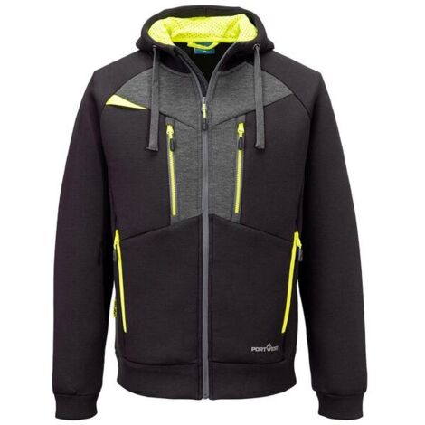 Sweat à Capuche Zippé Dx4 - Taille Xxl - Noir - Portwest