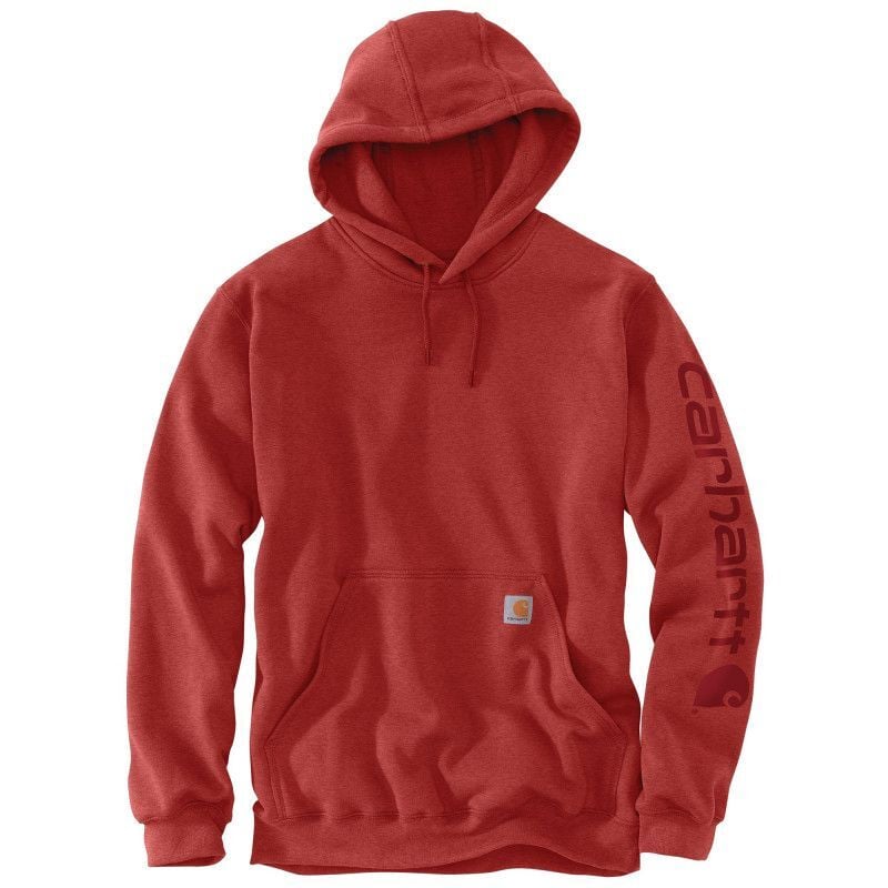 Sweat homme Sleeve Logo Carhartt K288 - Rouge clair - xl