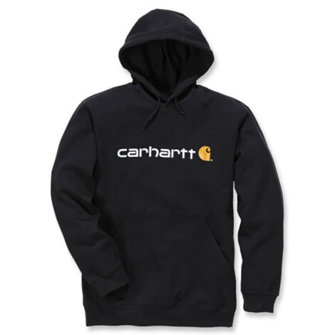 Sweat capuche Signature Logo Hooded CARHARTT Blk/Black - Taille M - S1100074001M