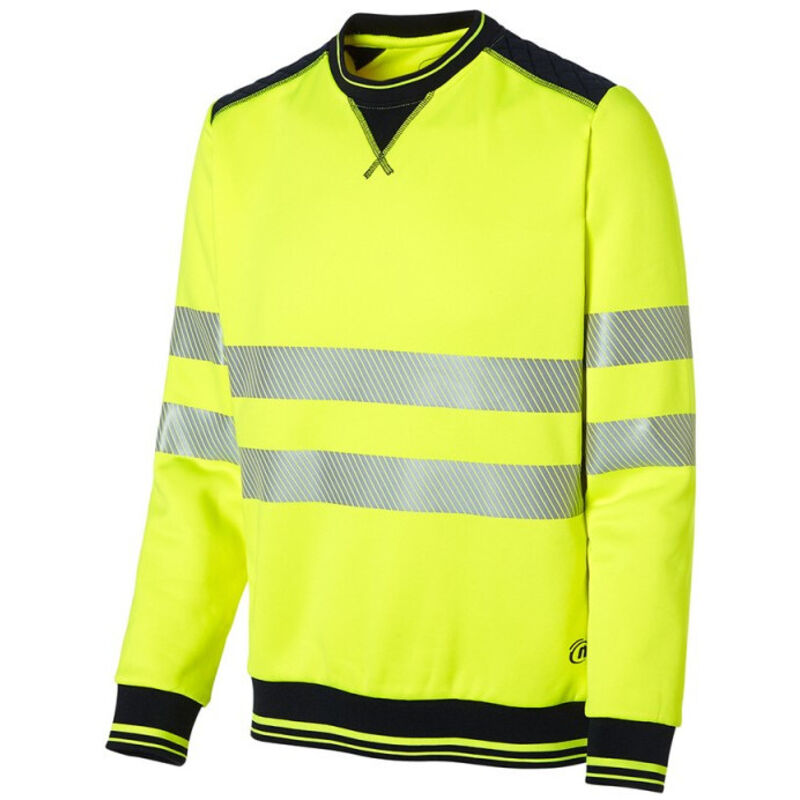 Molinel - Sweat haute visbilité luklight jaune/marine - m