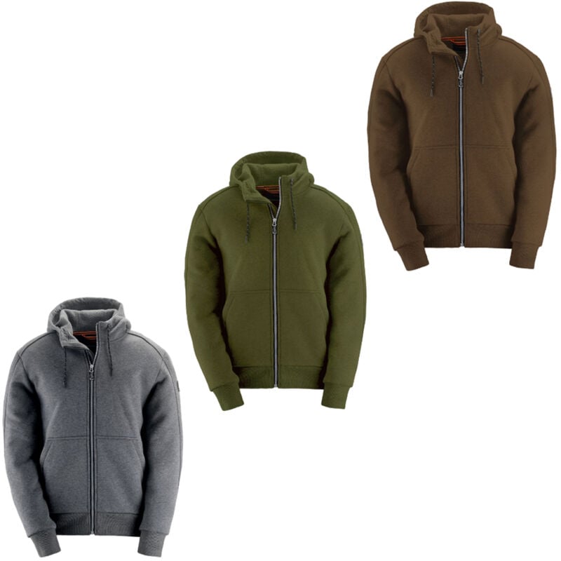 Sweat de travail long zippé Kapriol Chill - m - Grau