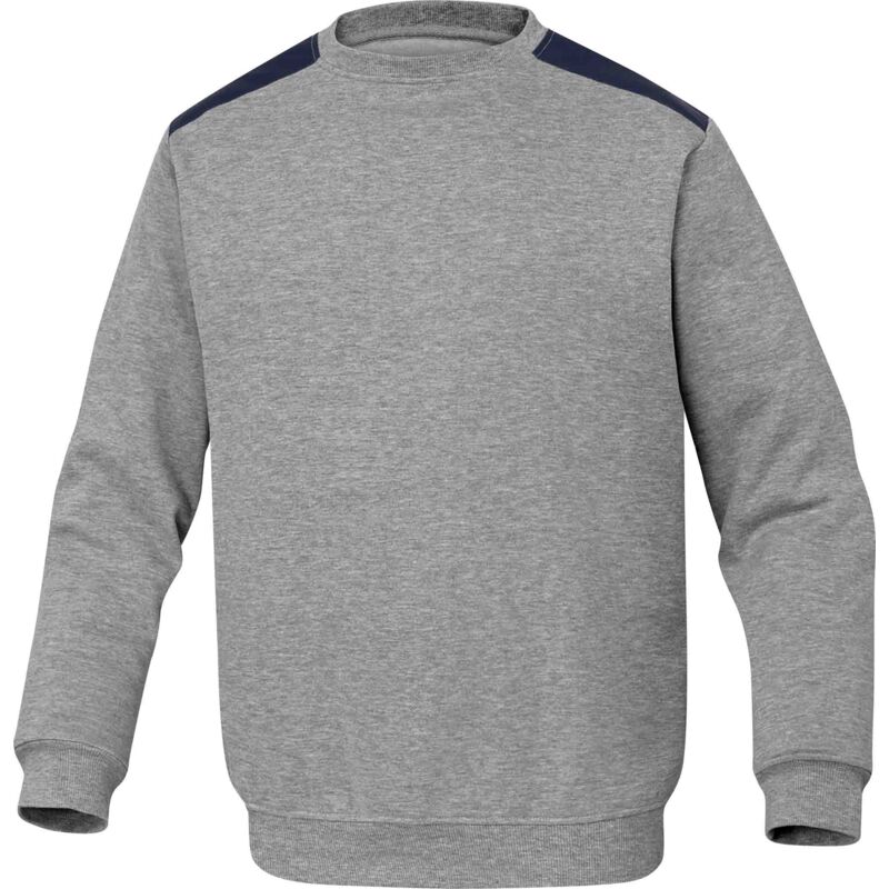 Sweat Olino gris/bleu taille l Delta Plus
