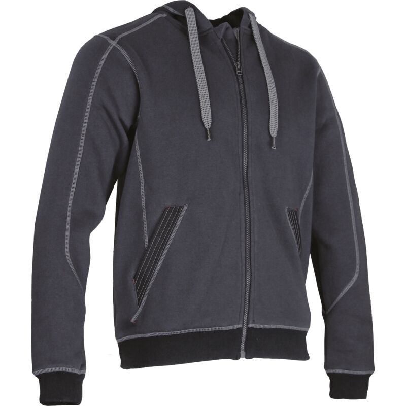 LMA - Sweat à capuche zippé - 8048 charpente taille 3