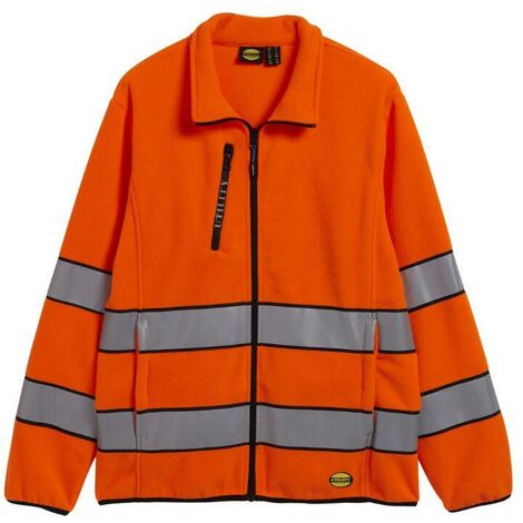 SWEAT DE TRAVAIL DIADORA PILE ORANGE FLUO HAUTE VISIBILITÉ - 17211997035